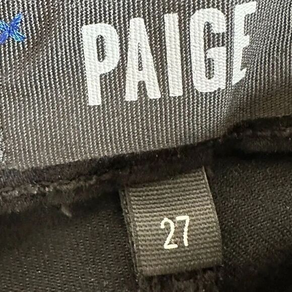 Paige   Hoxton Ultra-Skinny Ankle Jeans, Black Shadow - Picture 5 of 9